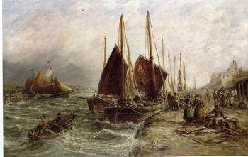 Seascape, boats, ships and warships. 08, unknow artist